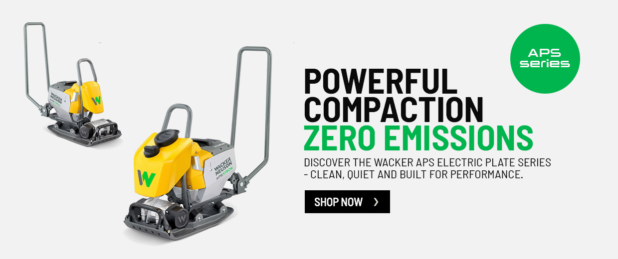 aps wacker neuson zero emssion compation plates